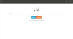 Desktop Screenshot of j.st