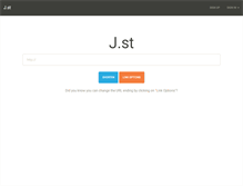 Tablet Screenshot of j.st